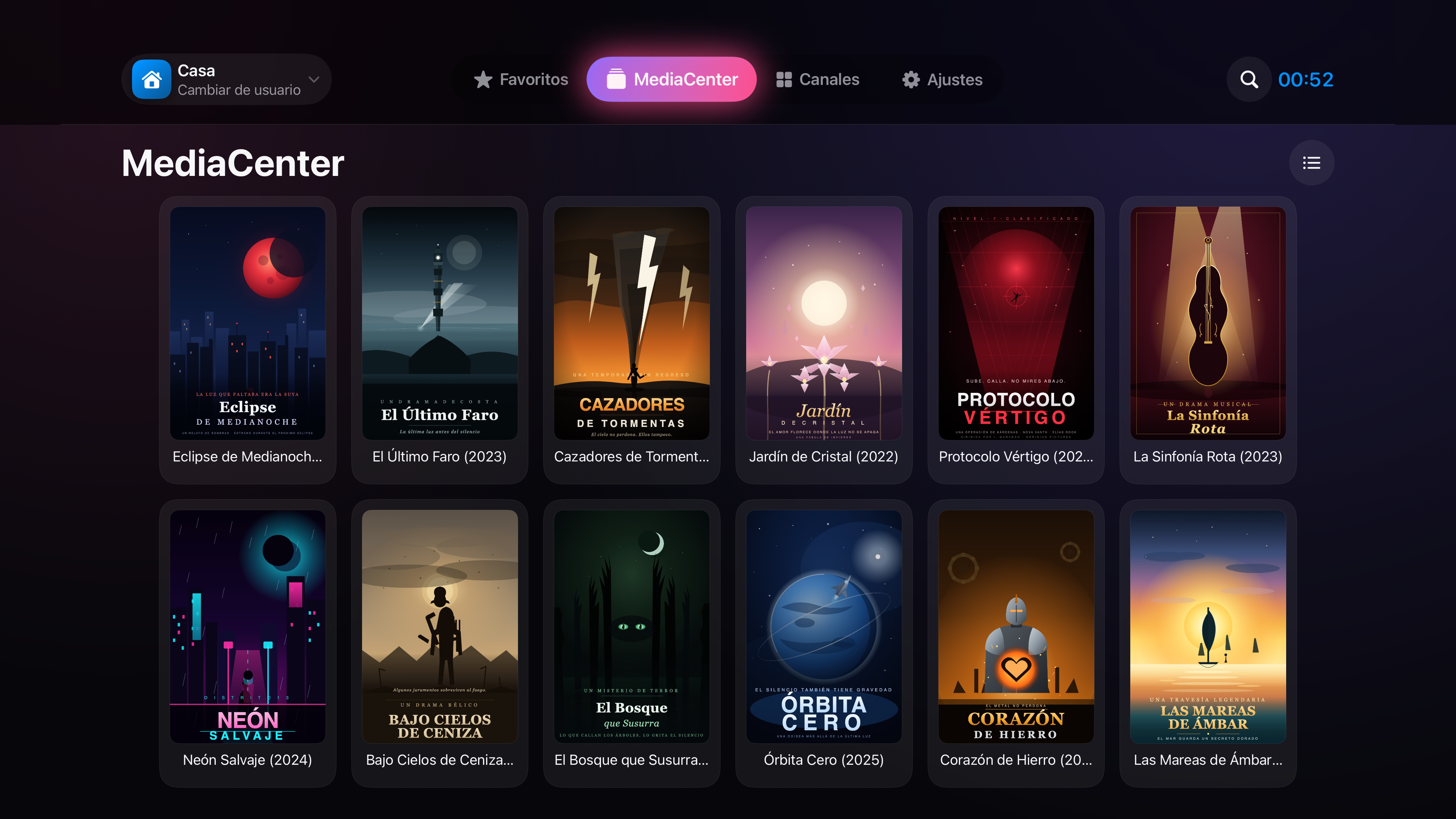 Pulsar IPTV en Apple TV — MediaCenter
